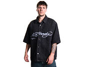 Shirt Ed Hardy - Mens Eagle And Stars Relaxed Denim Shirt - Black