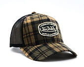 Cap Von Dutch - Baseball - Checkered Patch - Brown