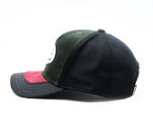 Cap Von Dutch - Bi-Material Visor Oval Patch Trucker - Green / Navy / Burgundy