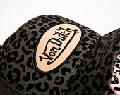 Womens Cap Von Dutch - Baseball - Velvet Print Embroidery - Camo