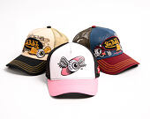 Womens Cap Von Dutch - Baseball - Embroidery - White / Pink