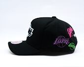 Cap Mitchell & Ness - NBA 404 Club Neon Pro Snapback - Los Angeles Lakers - Black