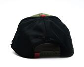 Cap Capslab - Tom & Jerry Trucker - Best Buddies Suede - Olive / Burgundy