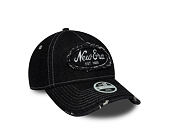Womens Cap New Era - Branded Distress 9TWENTY A-Frame - Black