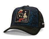 Cap Capslab - Looney Tunes Trucker - Marvin the Martian Print - Navy / Black