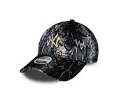Womens Cap New Era - MLB Snake Print 9FORTY - NY Yankees - Black / Blush Pink
