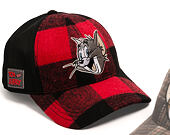 Cap Capslab - Tom & Jerry Trucker - Tom Grin Buffalo Check - Red / Black
