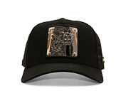 Cap Capslab - Rick & Morty Trucker - Metallic Chrome Plate - Black / Silver