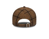 Cap New Era - MLB Mix Check 9TWENTY - LA Dodgers - Chestnut Brown / Stone