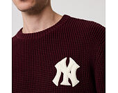 Sweatshirt New Era - MLB Waffle Knit Crew - NY Yankees - Maroon