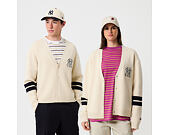Sweater New Era - MLB Knit Cardigan - NY Yankees - Cream