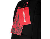 Backpack Sprayground - Shark Central Black Nylon Gray Embossed Backpack