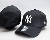 New Era League Basic New York Yankees Black/White 39THIRTY Stretchfit Cap