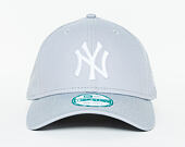 New Era 9FORTY MLB League Basic New York Yankees Strapback Grey / White Cap