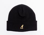 Kangol Acrylic Pull-On Black/Gold Winter Beanie