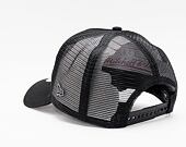 New Era 9FORTY Trucker MLB Black on Black Team Logo Los Angeles Dodgers Snapback Cap