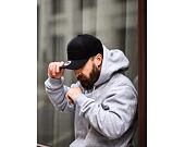 Mitchell & Ness Pinscript Redline Snapback Branded Black / Black Cap