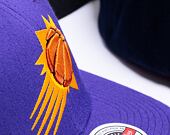 Mitchell & Ness Team Ground 2.0 Stretch Snapback Phoenix Suns Purple Cap