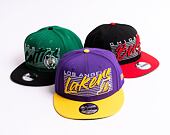 New Era 9FIFTY NBA Team Wordmark Los Angeles Lakers Snapback Team Color Cap