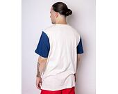 Mitchell & Ness Georgetown University Color Blocked S/S Tee Cream