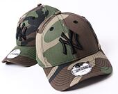 New Era 9FORTY League Essential kids New York Yankees Strapback Woodland Camo