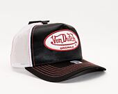 Von Dutch Cary Trucker Satin Black/White Cap