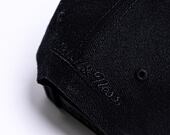 Mitchell & Ness Blk/Blk Logo Classic Red Toronto Raptors Black Cap