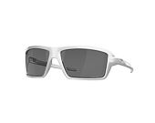 Oakley Cables X-Silver w/Prizm Black Polar 0OO9129 91291263 Sunglasses
