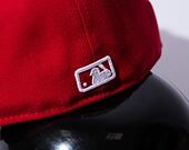 New Era 59FIFTY MLB Basic New York Yankees Fitted Scarlet / White Log Cap