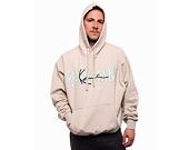 Mikina Karl Kani College Signature Os Hoodie off white