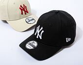 New Era 9FORTY League Basic New York Yankees Strapback Black / Optic White Cap