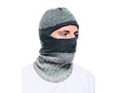 Custom made pletená Balaclava kukla - Petrol Green