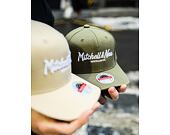 Kšiltovka Mitchell & Ness - Branded Pinscript Classic Red - Olive