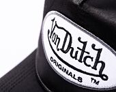 Kšiltovka Von Dutch Trucker Boston - Satin - Black/Grey