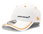 Kšiltovka New Era 9FORTY Contrast Piping McLaren White / Orange