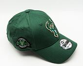 Kšiltovka New Era 9FORTY NBA Team Side Patch Milwaukee Bucks Mountain Pine Green / Black