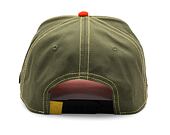Kšiltovka Capslab - Trucker Looney Tunes - Daffy Duck - Cream / Olive / Orange