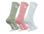 Ponožky New Era - Flag Collection - Pastel Green Pink Blue