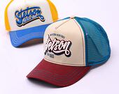Děstká Kšiltovka Stetson - Trucker Cap Lettering  - Red/Offwhite