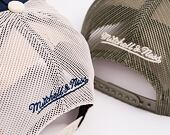 Kšiltovka Mitchell & Ness - Baseball Trucker - Cream/Olive