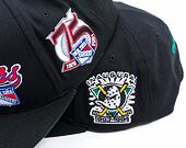 Kšiltovka Mitchell & Ness - Anaheim Ducks - Oversweep Snapback Vntg - Black