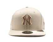 Kšiltovka New Era - MLB World Series 9FIFTY Original Fit - NY Yankees - Ivory / Stone