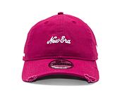 Kšiltovka New Era - Branded Distress 9TWENTY - Cherry