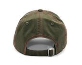 Dámská Kšiltovka New Era - MLB Contrast Stitch 9TWENTY - LA Dodgers - New Olive / Coral