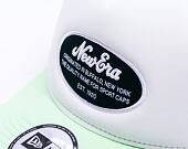 Kšiltovka New Era - Branded Oval Foam Patch 9FORTY Trucker - White / Green