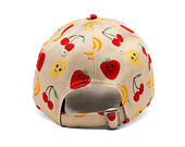 Dětská Kšiltovka New Era - Branded Fruit 9FORTY - Cream