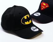 Dětská Kšiltovka New Era - WARNER BROS DC Print 9FORTY - Batman - Black