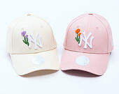 Dámská Kšiltovka New Era - MLB Beaded 9FORTY - NY Yankees - Pink