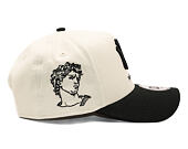 Kšiltovka New Era - MLB Mythical 9FORTY A-Frame - NY Yankees - Ivory / Black