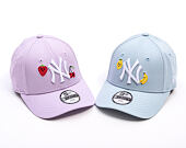 Dětská Kšiltovka New Era - MLB Fruit Icon 9FORTY - NY Yankees - Lila / White